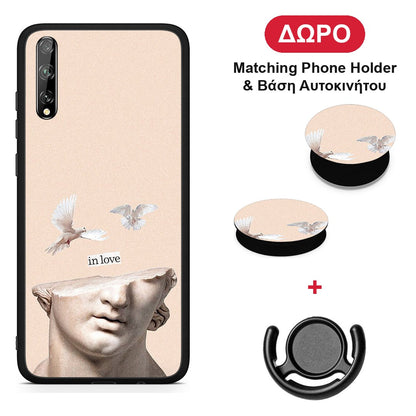 In Love - Huawei P Smart S θήκη + Δώρο Phone Holder & Βάση Αυτοκινήτου
