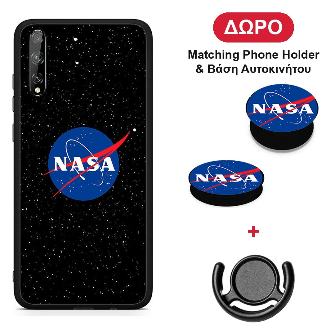 PopArt NASA - Huawei P Smart S θήκη + Δώρο Phone Holder & Βάση Αυτοκινήτου