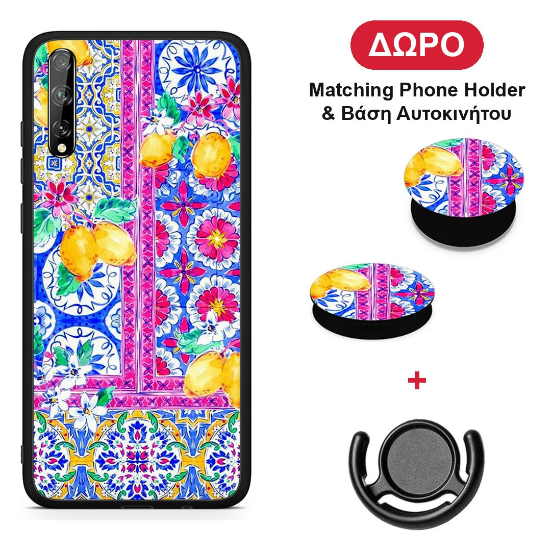 Retro Spring - Huawei P Smart S θήκη + Δώρο Phone Holder & Βάση Αυτοκινήτου