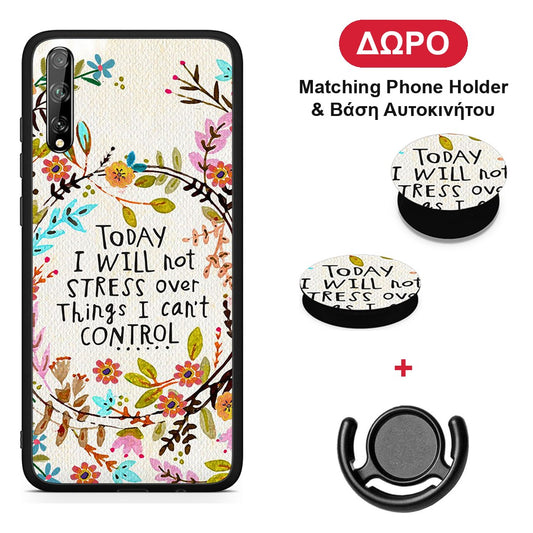 Stress Over - Huawei P Smart S θήκη + Δώρο Phone Holder & Βάση Αυτοκινήτου