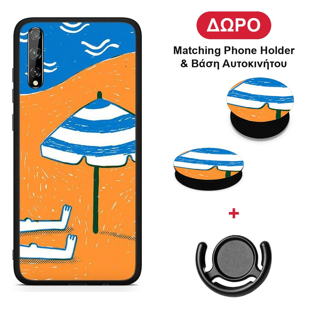 Summering - Huawei P Smart S θήκη + Δώρο Phone Holder & Βάση Αυτοκινήτου