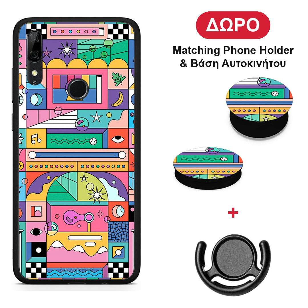 Bubbles Soap - Huawei P Smart Z θήκη + Δώρο Phone Holder & Βάση Αυτοκινήτου