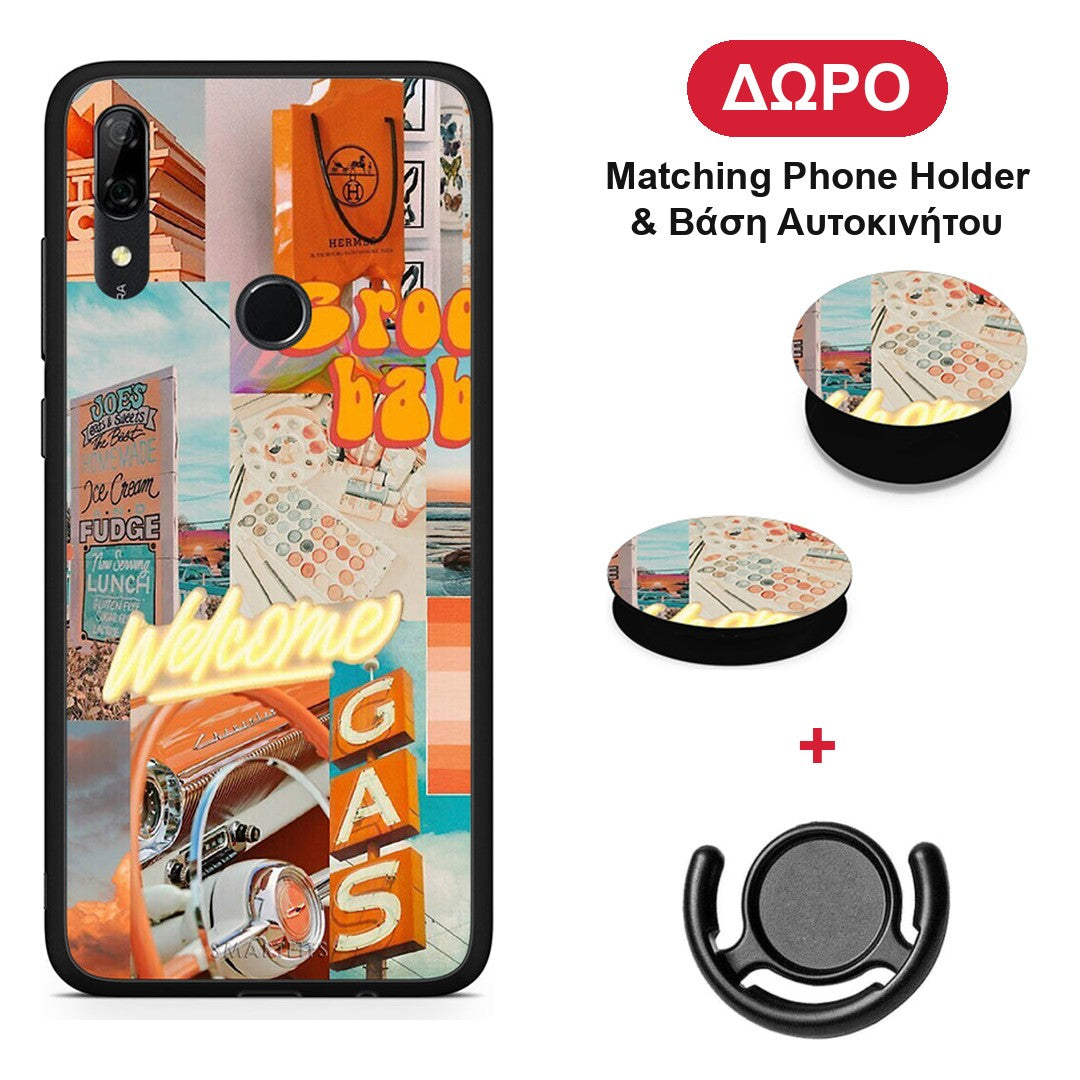 Groovy Babe - Huawei P Smart Z θήκη + Δώρο Phone Holder & Βάση Αυτοκινήτου