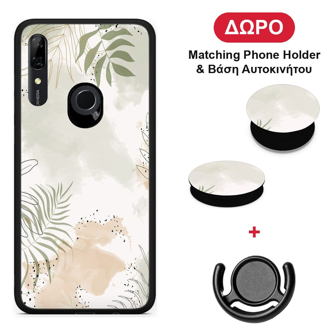 Nude Plants - Huawei P Smart Z θήκη + Δώρο Phone Holder & Βάση Αυτοκινήτου