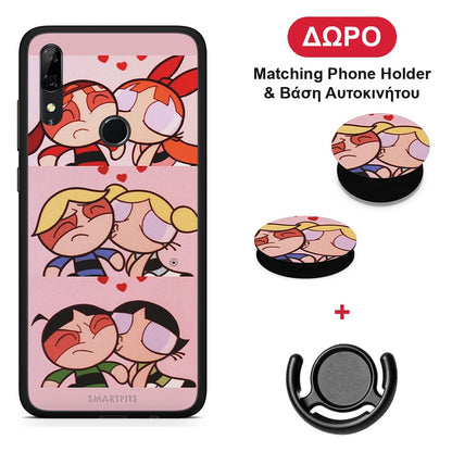 Puff Love - Huawei P Smart Z θήκη + Δώρο Phone Holder & Βάση Αυτοκινήτου