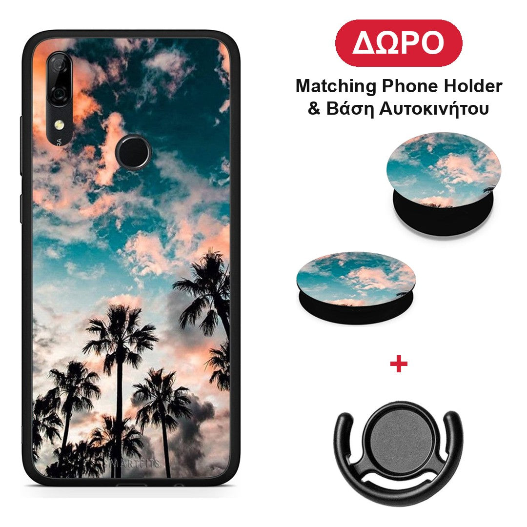 Summer Sky - Huawei P Smart Z θήκη + Δώρο Phone Holder & Βάση Αυτοκινήτου