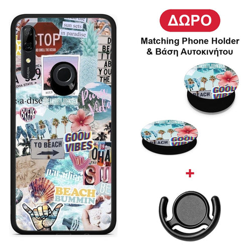 Summer Vibes - Huawei P Smart Z θήκη + Δώρο Phone Holder & Βάση Αυτοκινήτου