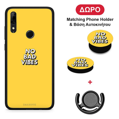 Text Vibes - Huawei P Smart Z θήκη + Δώρο Phone Holder & Βάση Αυτοκινήτου