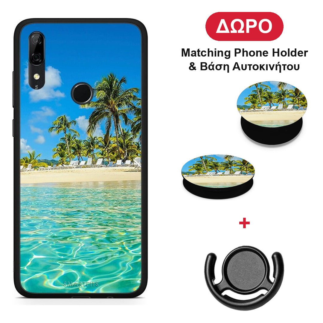 Tropical Vibes - Huawei P Smart Z θήκη + Δώρο Phone Holder & Βάση Αυτοκινήτου