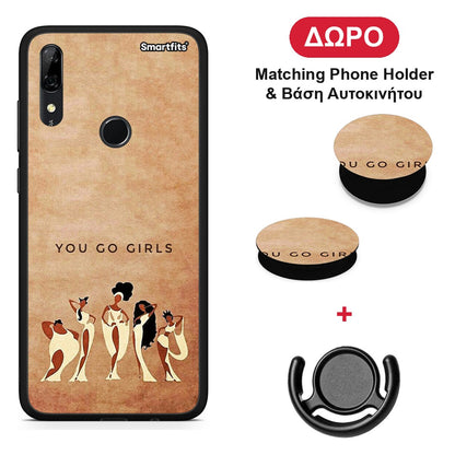 You Go Girl - Huawei P Smart Z θήκη + Δώρο Phone Holder & Βάση Αυτοκινήτου