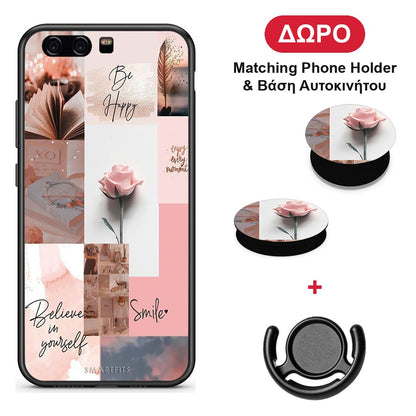 Aesthetic Collage - Huawei P10 θήκη + Δώρο Phone Holder & Βάση Αυτοκινήτου