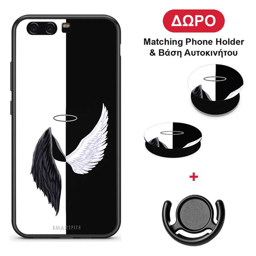 Angels Demons - Huawei P10 θήκη + Δώρο Phone Holder & Βάση Αυτοκινήτου