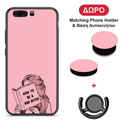 Bad Bitch - Huawei P10 θήκη + Δώρο Phone Holder & Βάση Αυτοκινήτου