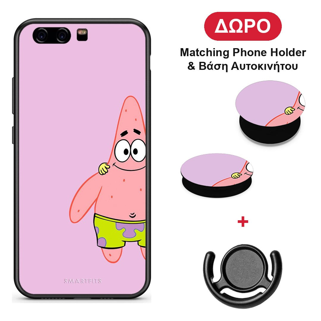 Friends Patrick - Huawei P10 θήκη + Δώρο Phone Holder & Βάση Αυτοκινήτου