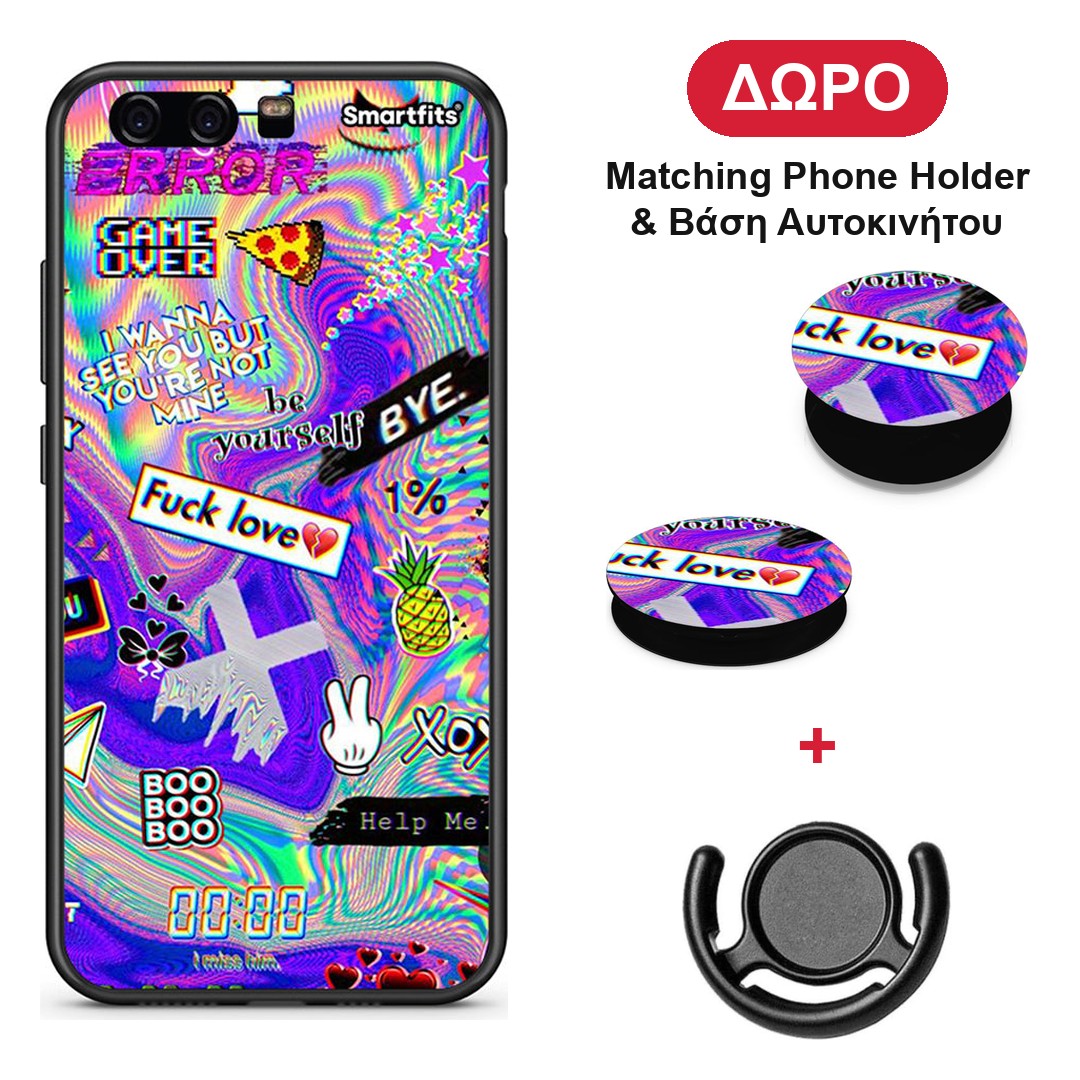 Game Over - Huawei P10 θήκη + Δώρο Phone Holder & Βάση Αυτοκινήτου