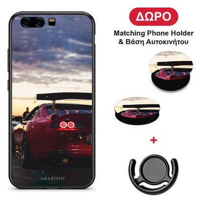 Racing Supra - Huawei P10 Lite θήκη + Δώρο Phone Holder & Βάση Αυτοκινήτου