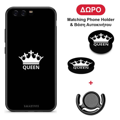 Valentine Queen - Huawei P10 θήκη + Δώρο Phone Holder & Βάση Αυτοκινήτου