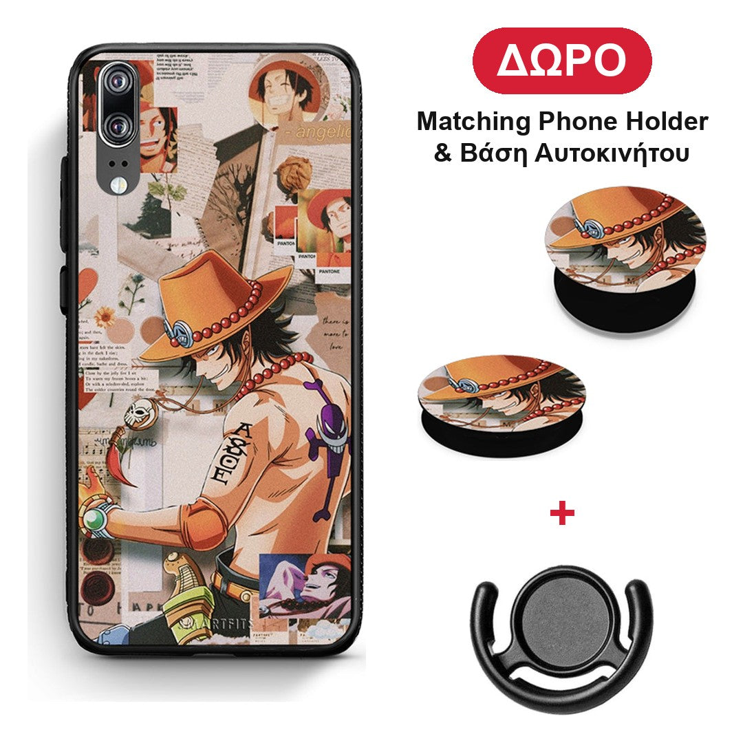 Anime Collage - Huawei P20 θήκη + Δώρο Phone Holder & Βάση Αυτοκινήτου