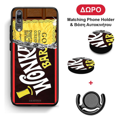 Golden Ticket - Huawei P20 θήκη + Δώρο Phone Holder & Βάση Αυτοκινήτου