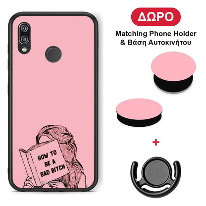 Bad Bitch - Huawei P20 Lite θήκη + Δώρο Phone Holder & Βάση Αυτοκινήτου
