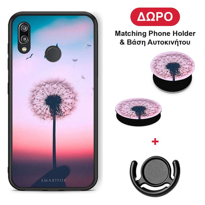 Boho Wish - Huawei P20 Lite θήκη + Δώρο Phone Holder & Βάση Αυτοκινήτου