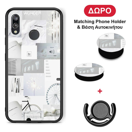 Collage Make Me Wonder - Huawei P20 Lite θήκη + Δώρο Phone Holder & Βάση Αυτοκινήτου