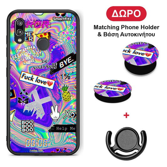 Game Over - Huawei P20 Lite θήκη + Δώρο Phone Holder & Βάση Αυτοκινήτου