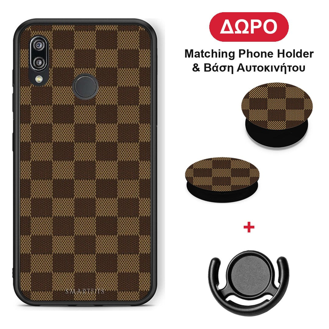 Designer Glamour - Huawei P20 Lite θήκη + Δώρο Phone Holder & Βάση Αυτοκινήτου
