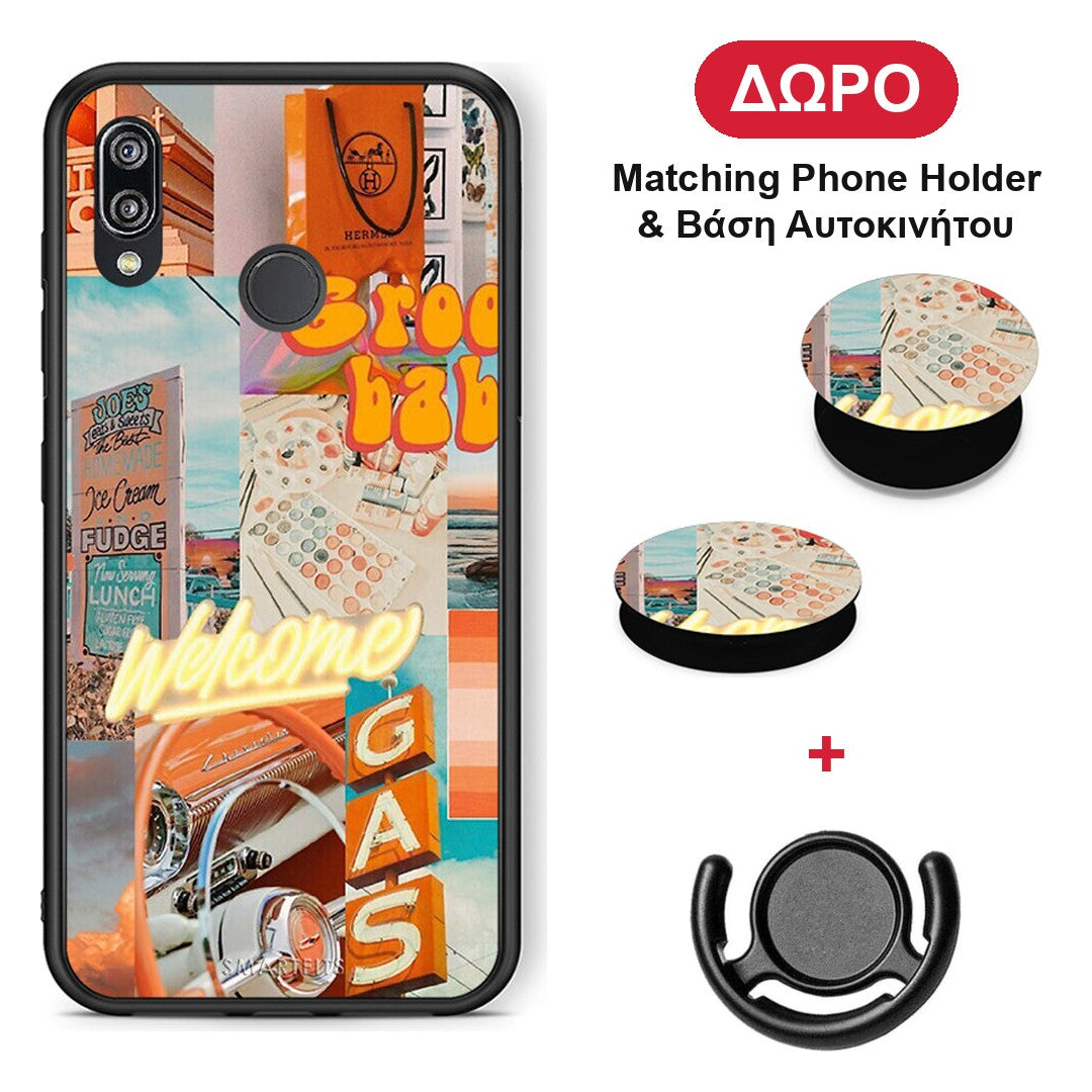 Groovy Babe - Huawei P20 Lite θήκη + Δώρο Phone Holder & Βάση Αυτοκινήτου
