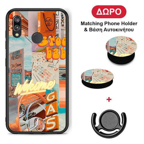 Groovy Babe - Huawei P20 Lite θήκη + Δώρο Phone Holder & Βάση Αυτοκινήτου