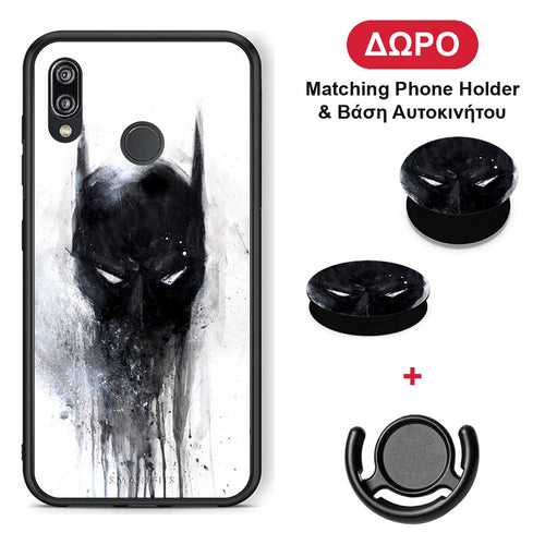 Hero Paint Bat - Huawei P20 Lite θήκη + Δώρο Phone Holder & Βάση Αυτοκινήτου