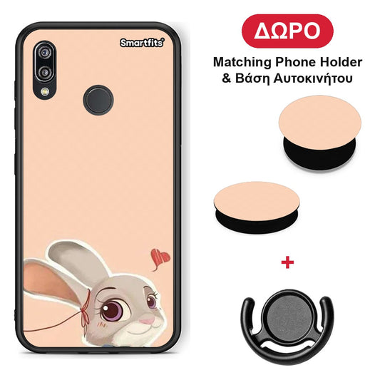 Nick Wilde And Judy Hopps Love 2 - Huawei P20 Lite θήκη + Δώρο Phone Holder & Βάση Αυτοκινήτου