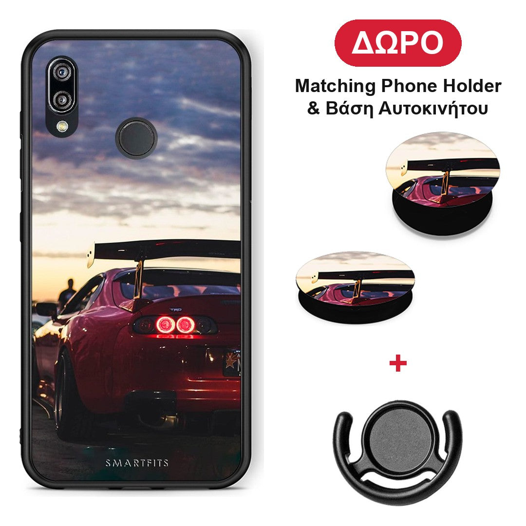 Racing Supra - Huawei P20 Lite θήκη + Δώρο Phone Holder & Βάση Αυτοκινήτου