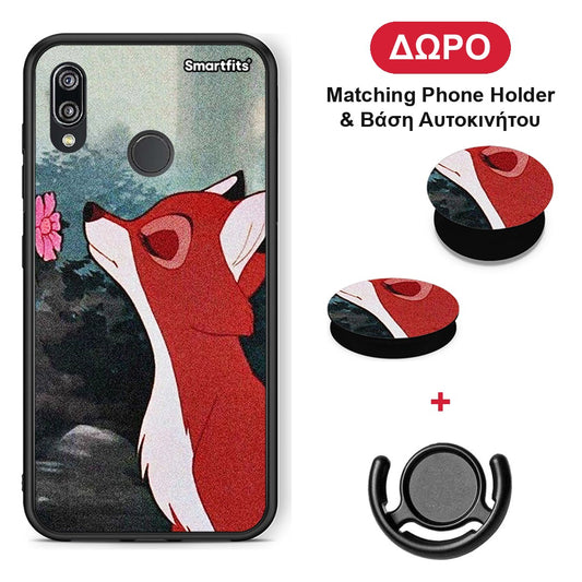 Tod And Vixey Love 2 - Huawei P20 Lite θήκη + Δώρο Phone Holder & Βάση Αυτοκινήτου
