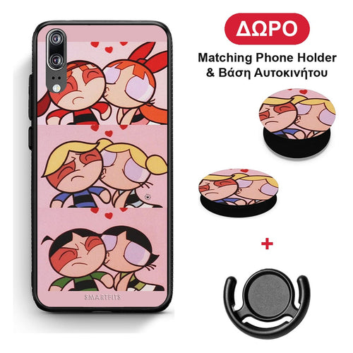 Puff Love - Huawei P20 θήκη + Δώρο Phone Holder & Βάση Αυτοκινήτου