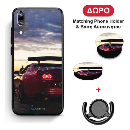 Racing Supra - Huawei P20 θήκη + Δώρο Phone Holder & Βάση Αυτοκινήτου