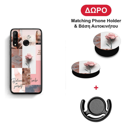 Aesthetic Collage - Huawei P30 Lite θήκη + Δώρο Phone Holder & Βάση Αυτοκινήτου
