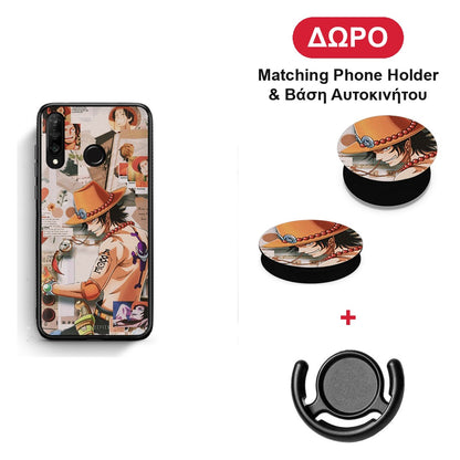 Anime Collage - Huawei P30 Lite θήκη + Δώρο Phone Holder & Βάση Αυτοκινήτου