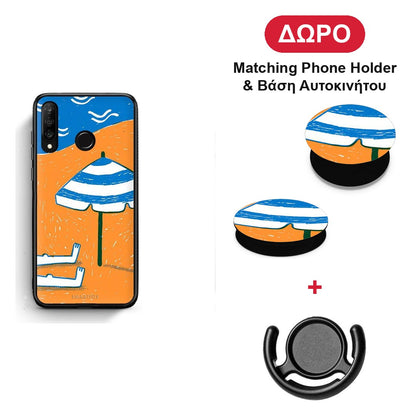 Summering - Huawei P30 Lite θήκη + Δώρο Phone Holder & Βάση Αυτοκινήτου