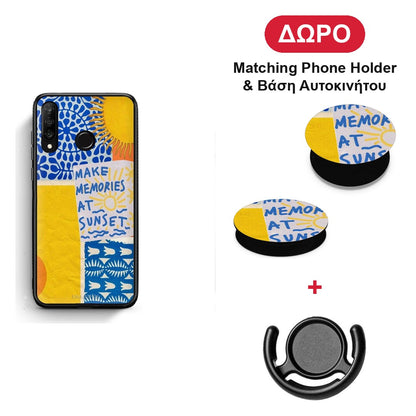 Sunset Memories - Huawei P30 Lite θήκη + Δώρο Phone Holder & Βάση Αυτοκινήτου