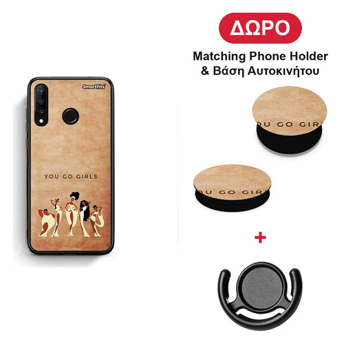 You Go Girl - Huawei P30 Lite θήκη + Δώρο Phone Holder & Βάση Αυτοκινήτου