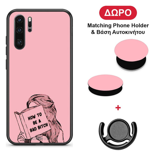 Bad Bitch - Huawei P30 Pro θήκη + Δώρο Phone Holder & Βάση Αυτοκινήτου