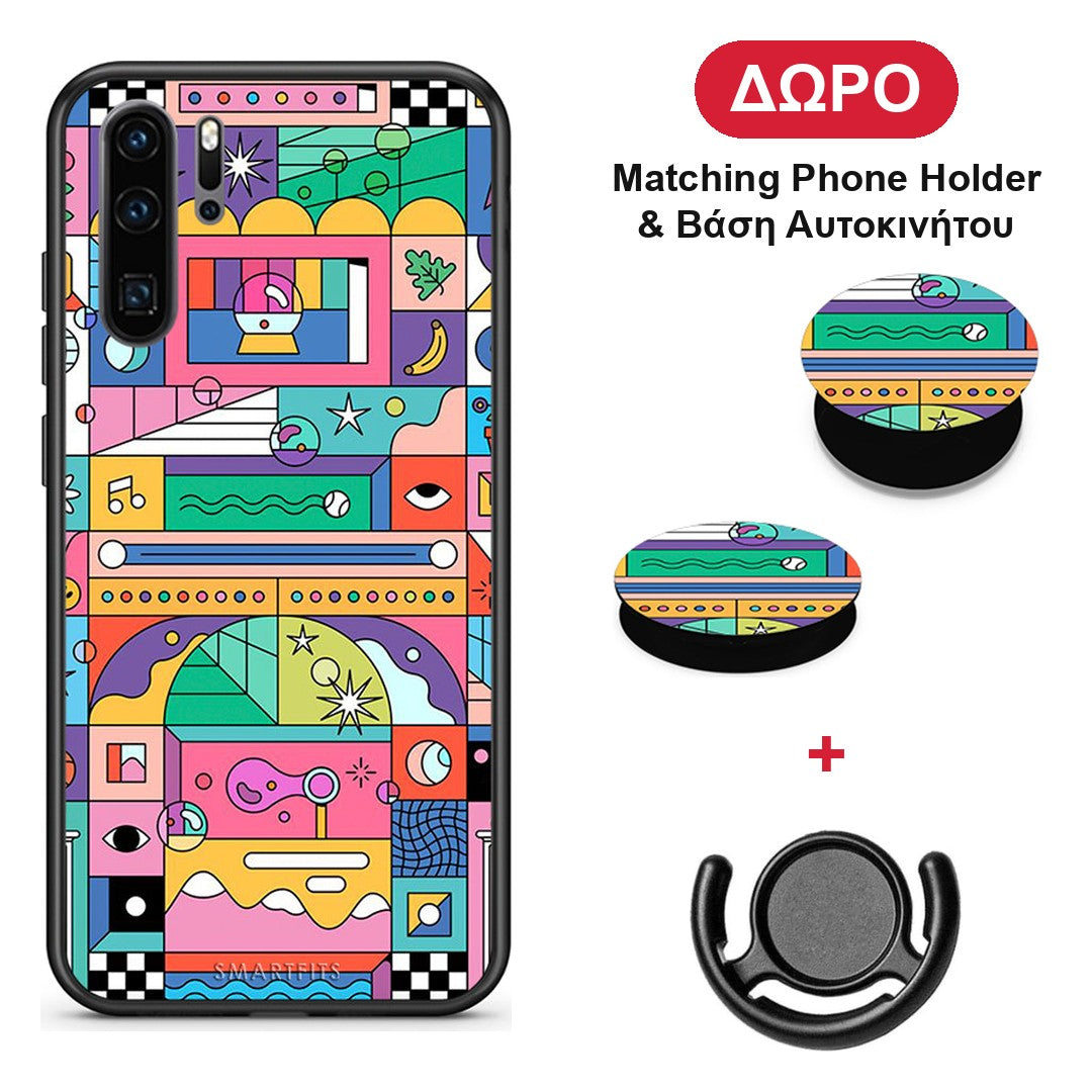 Bubbles Soap - Huawei P30 Pro θήκη + Δώρο Phone Holder & Βάση Αυτοκινήτου