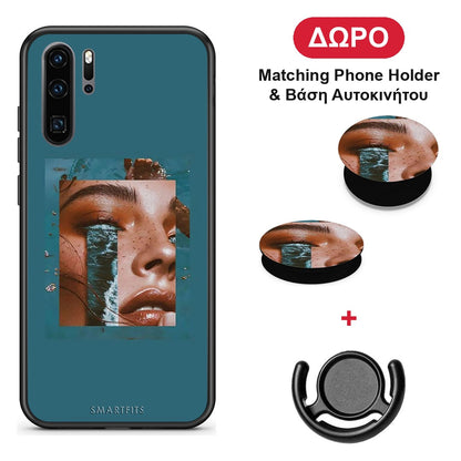 Cry An Ocean - Huawei P30 Pro θήκη + Δώρο Phone Holder & Βάση Αυτοκινήτου