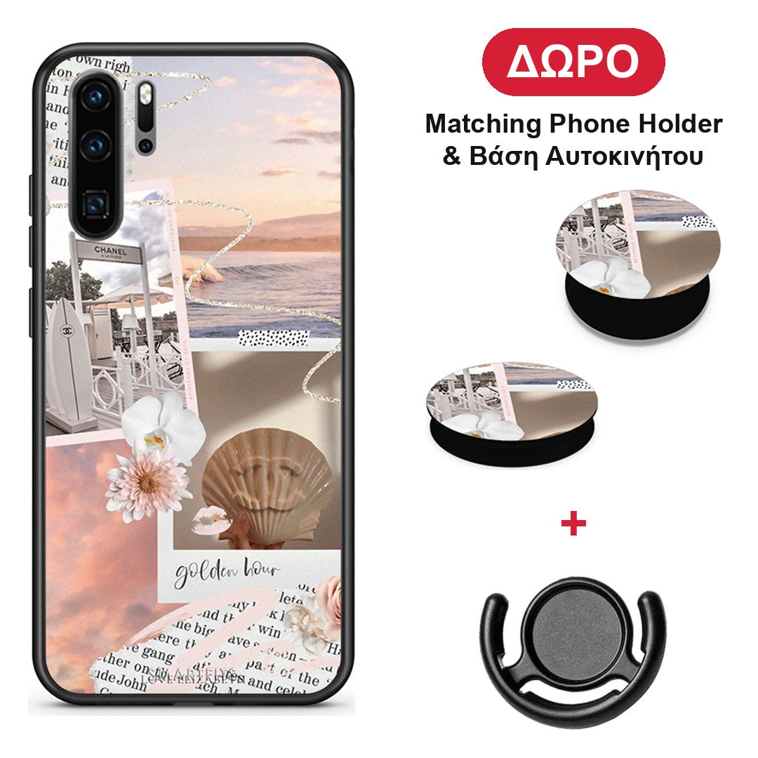 Golden Hour - Huawei P30 Pro θήκη + Δώρο Phone Holder & Βάση Αυτοκινήτου