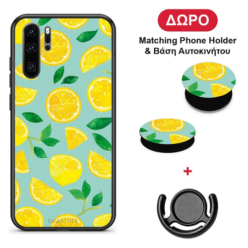 Lemons - Huawei P30 Pro θήκη + Δώρο Phone Holder & Βάση Αυτοκινήτου
