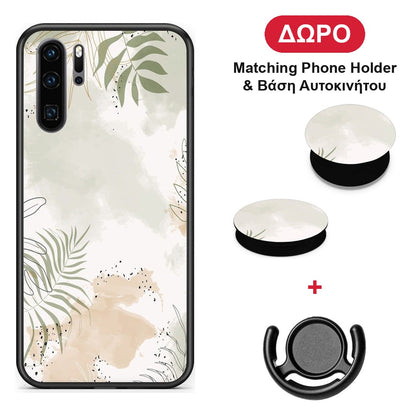 Nude Plants - Huawei P30 Pro θήκη + Δώρο Phone Holder & Βάση Αυτοκινήτου