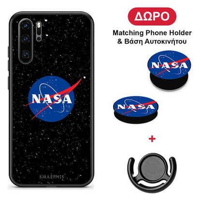 PopArt NASA - Huawei P30 Pro θήκη + Δώρο Phone Holder & Βάση Αυτοκινήτου