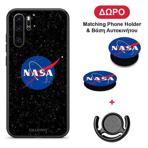 PopArt NASA - Huawei P30 Pro θήκη + Δώρο Phone Holder & Βάση Αυτοκινήτου