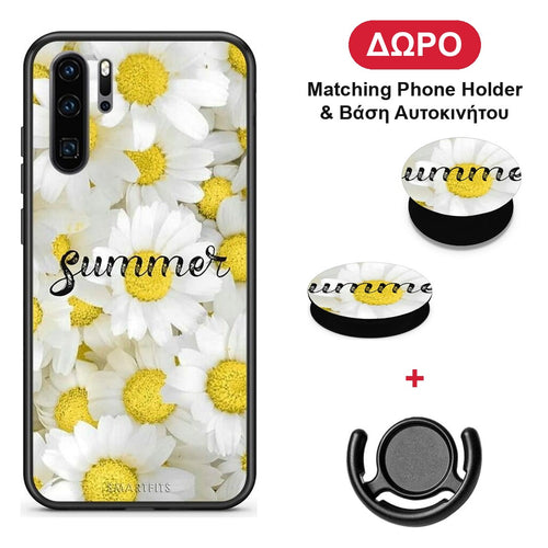 Summer Daisies - Huawei P30 Pro θήκη + Δώρο Phone Holder & Βάση Αυτοκινήτου